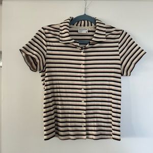 Frank & Oak Striped Button Up Shirt